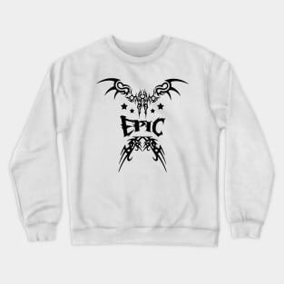 Epic Tribal Design Crewneck Sweatshirt